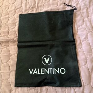 Valentino Black Accessory Pouch